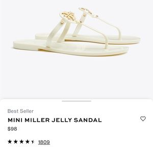 Tory Burch Mini Miller Jelly Sandal